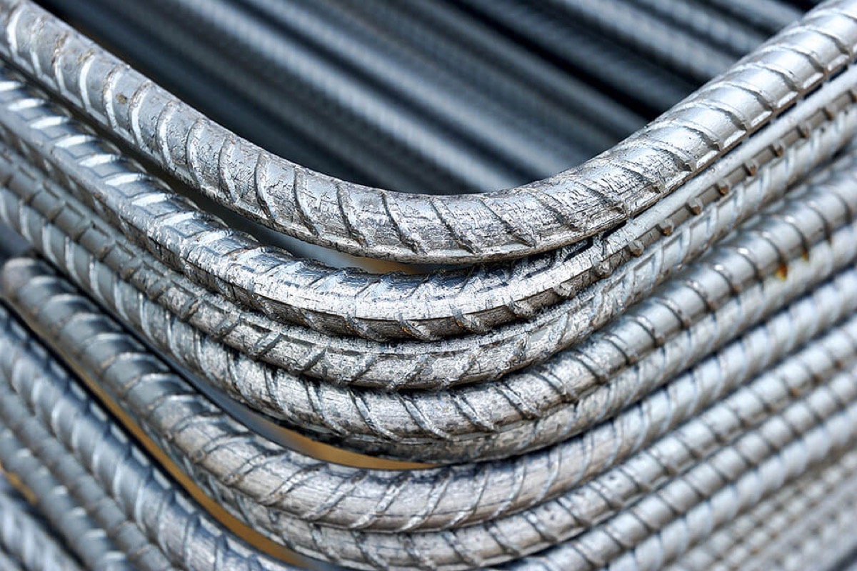 Spiral rebar ready for distribution to projects in Southern California, prepared by TREMO